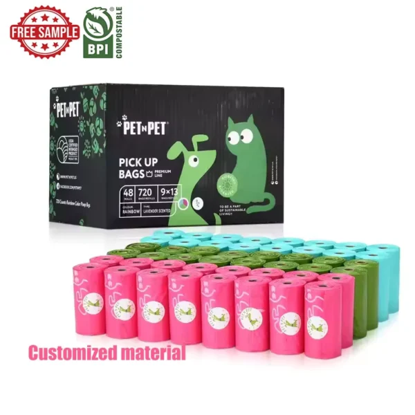 100-Biodegradable-Packaging-Compostable-Eco-Friendly-Dog-Poop-Bags-Corn-Starch-Waste-Bag-for-Pet-Dog