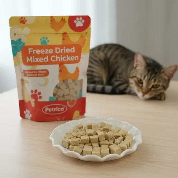 100-Pure-Organic-Freeze-Dried-Mixed-Chicken-Cat-Dog-Treats
