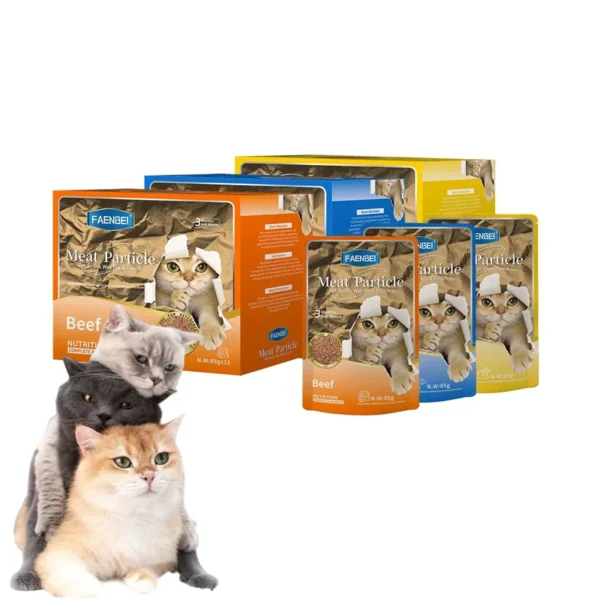 12bags-Box-Tender-Meat-Chunks-in-Gravy-85g-Complete-Nutrition-High-Protein-All-Life-Stages-Pet-Wet-Food-Pouch