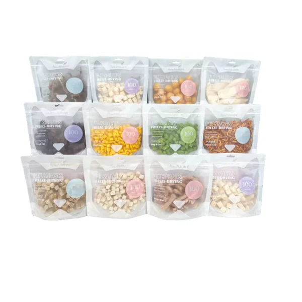 200g-Bagged-Freeze-Dried-Fresh-Meat-Fruit-Pet-Treats-12-Flavors-for-Cats-and-Dogs-Training-Reward-Snack