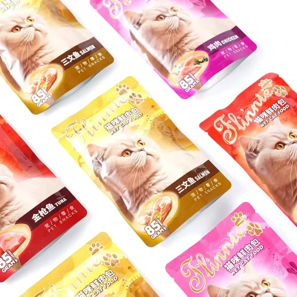 85g-High-Protein-Cat-Wet-Food-Complete-OEM-ODM-Meat-Treats