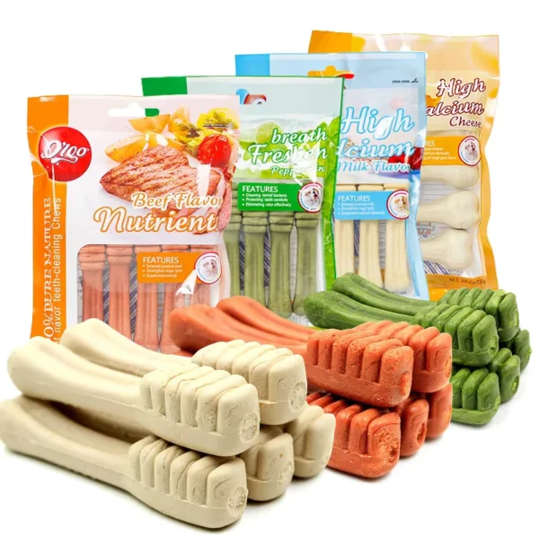 90g-Eco-friendly-High-protein-Puppy-Teething-Stick-Fresh-Milk-Teeth-Cleaning-Dog-Chew-Pet-Food-for-Small-Breeds-Chicken