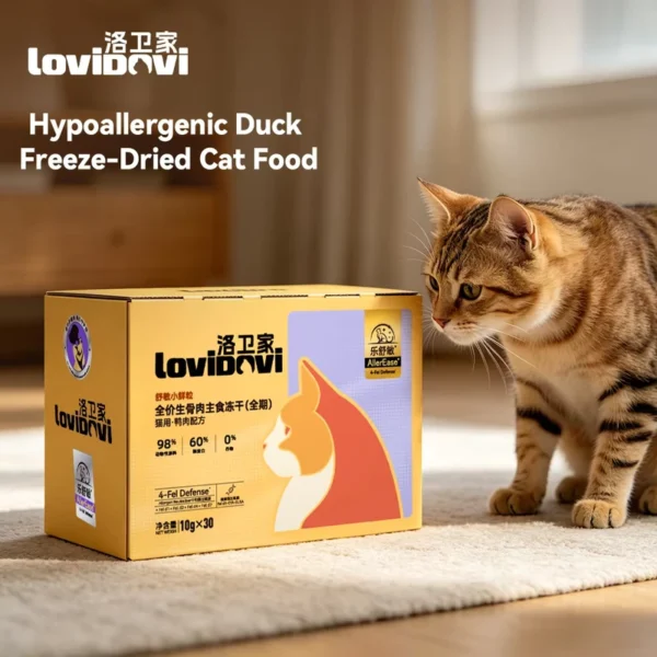 Cat-Freeze-Dried-Main-Food-High-Nutritional-Feline-Kibble-Cat-Fel-D-Allergens-Reducer-Factory-Direct-Custom-Packaging