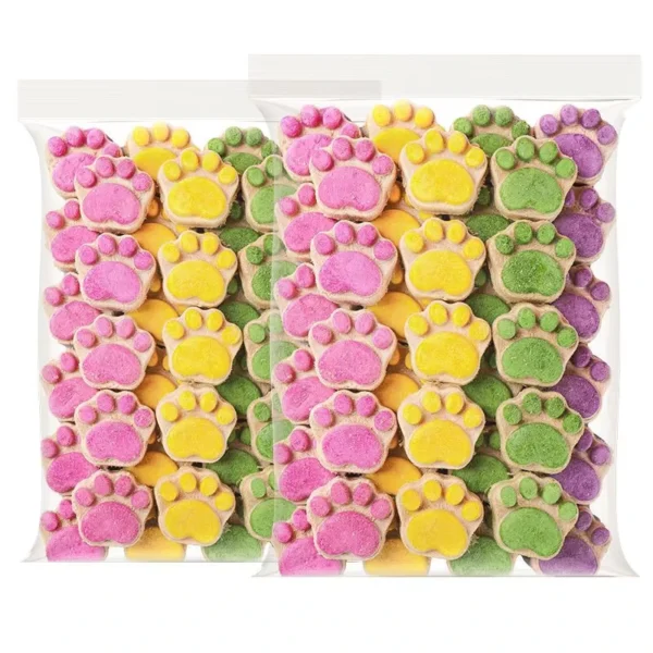 Chicken-Freeze-Dried-Raw-Bone-Meat-Blueberry-Dragon-Fruit-Yolk-Cheese-Mixed-Flavor-High-Protein-Grain-Free-Cat-Dog-Pet-Treats