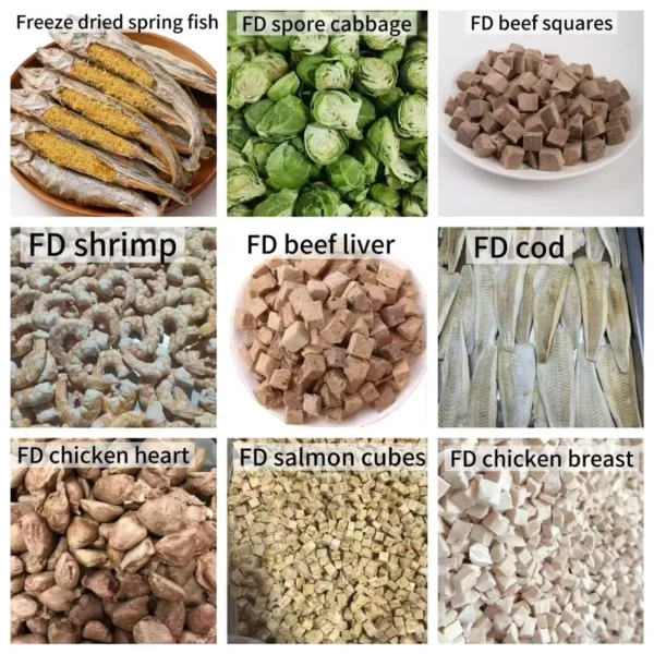 China-OEM-ODM-Organic-Pet-Food-Easy-Store-Freezing-Dried-High-Protein-Cat-Dog-Treats-Natural-Raw-Meat-Chicken-Duck-Beef-Seafood