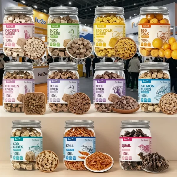 Custom-Freeze-Dried-Pet-Treats-for-Cats-and-Dogs-Grain-Free-High-Protein-Snacks-Skin-Coat-Health-Benefits-Chicken-Duck-Cod-Fish
