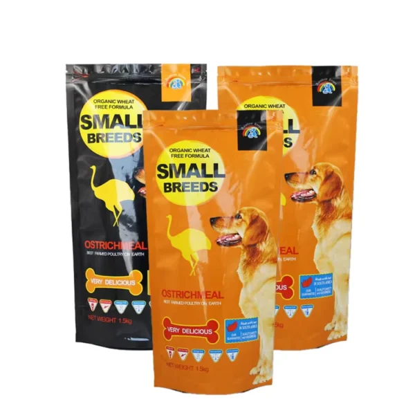 Custom-Teething-Stick-Chicken-Breast-Snack-Dog-Pet-Treat-Freeze-Dried-Food-Packaging-Bags-Stand-up-Pouch-Flat-Bottom-Zipper