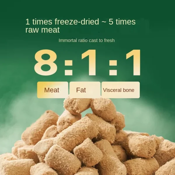 Dog-Food-All-Breeds-Adult-Puppy-Universal-Formula-High-Protein-Grain-Free-Muscle-Gain-Raw-Bone-Meat-Freeze-Dried