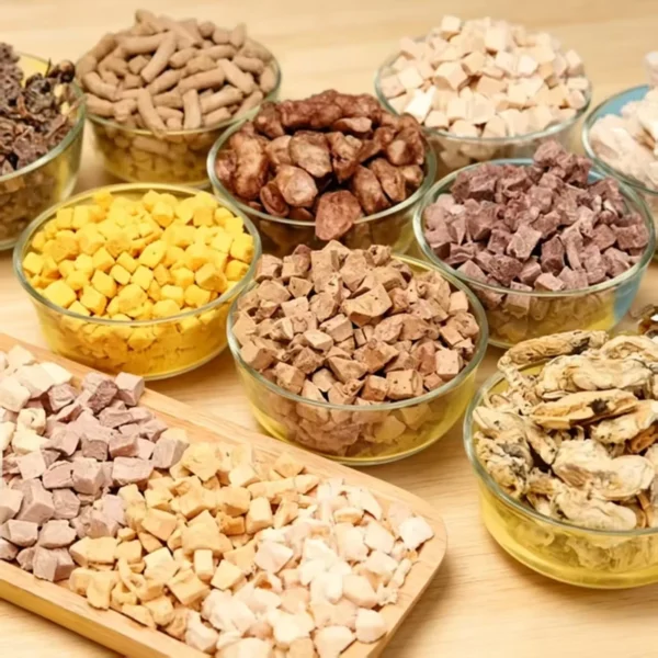 FURZO-Organic-Freeze-Dried-Chicken-Duck-Liver-Meat-High-Protein-Pet-Treats-for-Cats-Vitamins-Minerals