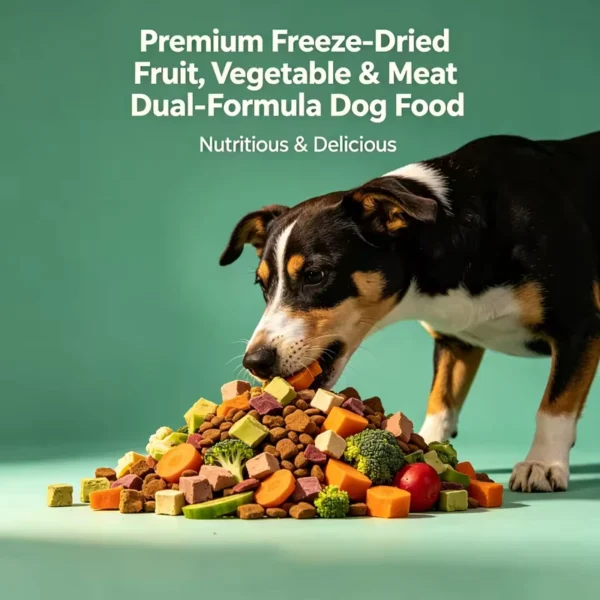 Factory-35-Protein-Freeze-Dried-Pet-Food-Chicken-Fruit-Vegetable-Double-Blend-OEM-Available-Cat-Dog-Dry-Food-1