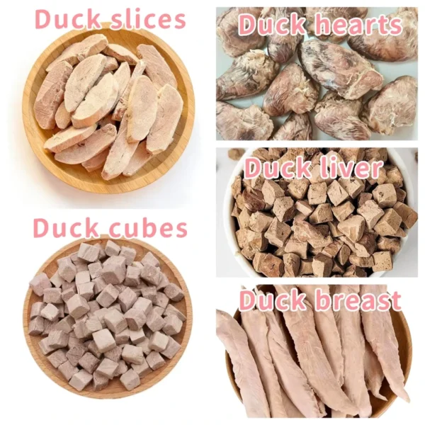 Factory-Direct-Sales-of-cat-and-Dog-Food-Pet-Snacks-Duck-Meat-Product-Duck-Heart-Duck-Liver-Duck-Slices-Duck-Breast-Low-Price