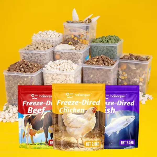 Factory-Strict-Quality-Control-Custom-High-Protein-Fresh-Meat-Formula-Freeze-Dried-Snacks-for-Cats-and-Dogs-Rich-Flavor-Options