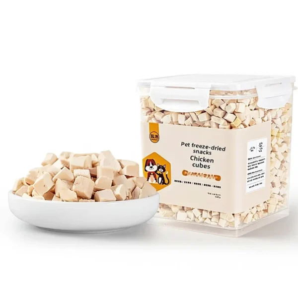 Freeze-Dried-Chicken-Breast-Cat-Dog-Treats-All-Stages-Nutrition-in-Family-Bag-Packaging