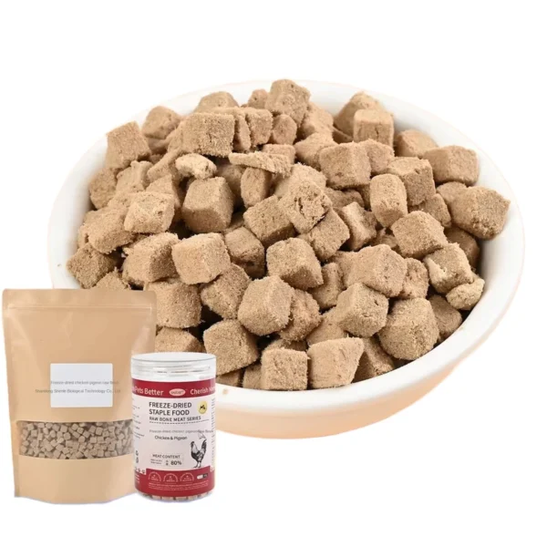 Freeze-Dried-Chicken-Pigeon-Raw-Bone-Dog-Food-High-Protein-Vitamins-Minerals-Eco-Friendly-1000g-Can