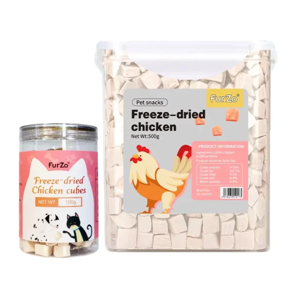 Freeze-Dried-Chicken-Premium-100-Organic-Granules-Rich-Protein-Pet-Treats-Cat-Dog-Dry-Naturals-Jerky-Freeze-Dried-Breast-Halal