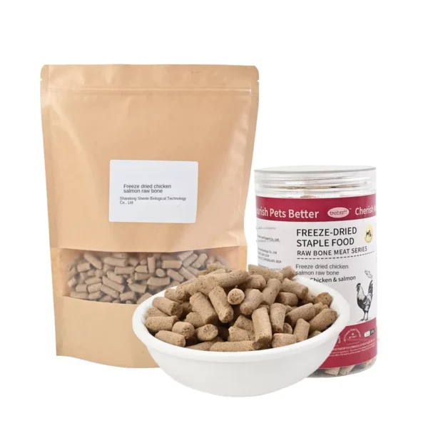 Freeze-Dried-Chicken-Raw-Food-Patty-for-Dogs-Cats-Grain-Free-High-Protein-Omega-3-for-Skin-Coat-Eco-Friendly-Dog-Training-Food