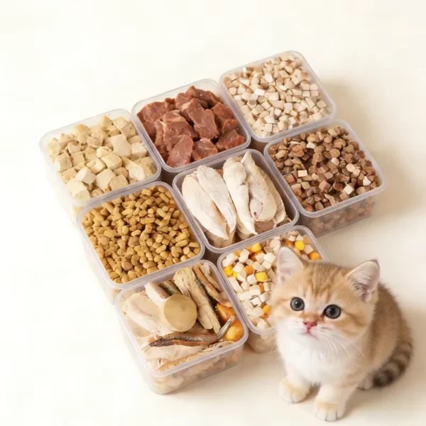 Freeze-Dried-Dry-Food-Chicken-Beef-Quail-Duck-Liver-Egg-Yolk-for-Cat-Dog-Pet-Snacks