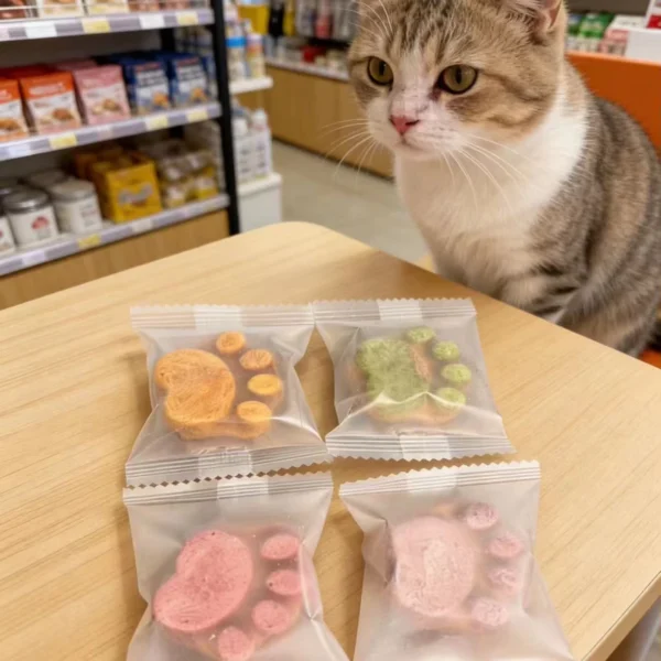 Freeze-Dried-Raw-Bone-Meat-Cat-Snacks-with-Chicken-Grass-Pumpkin-Purple-Potato-for-Gastrointestinal-Health-Independent-Packaging