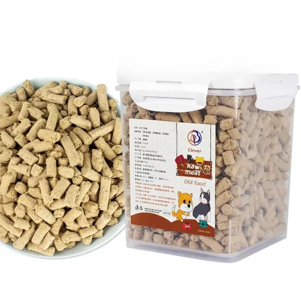 Freeze-Dried-Raw-Bone-Meat-Pet-Snacks-Supplement-Nutrition-for-Cats-Dogs-All-Stages-500g-Barrel-Bag-Packaging