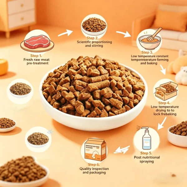 ISO-Certified-Baked-Cat-Food-Healthy-Dry-Cat-Kibble-Preservative-Free-OEM-Private-Label-Service-Fast-Delivery-Nutritionally