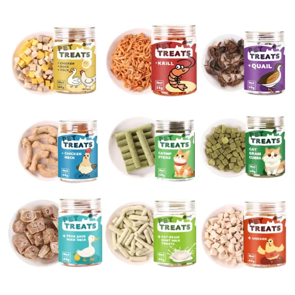 N4P-Hot-Selling-Freeze-Dried-Meat-40g-High-Nutrition-Dog-Cat-Training-Snacks-High-Protein-Customizable-Flavor-Pet-Treats-1