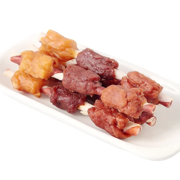 Natural-Chicken-Duck-Chicken-Liver-Triple-Flavored-Rawhide-Kabobs-Dog-Chew-Treats-Dog-Snacks