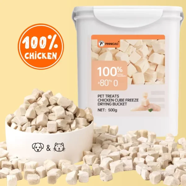 Natural-Freeze-Dried-Chicken-Cubes-Cat-Treats-Freeze-Dried-Treats-Snacks