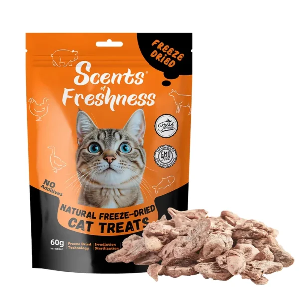 Natural-Training-Cat-Treats-Freeze-Dried-Chicken-Heart-Treats-Premium-Cat-Food-Dry-Pet-Food-for-Cat-and-Dog-Feeds-Low-MOQ