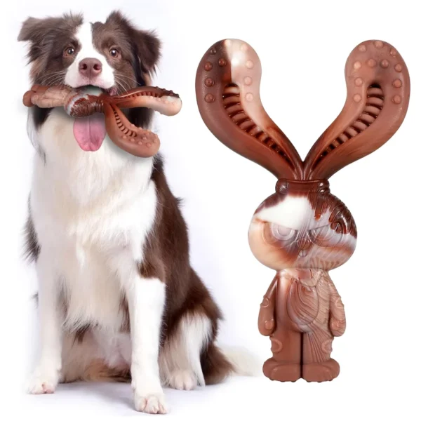 New-Design-Eco-Friendly-Dog-Chewer-Toy-Real-Beef-Flavor-Can-Filled-Peanut-Butter-Indestructible-Nylon-Teeth-Cleaning-Toy-for