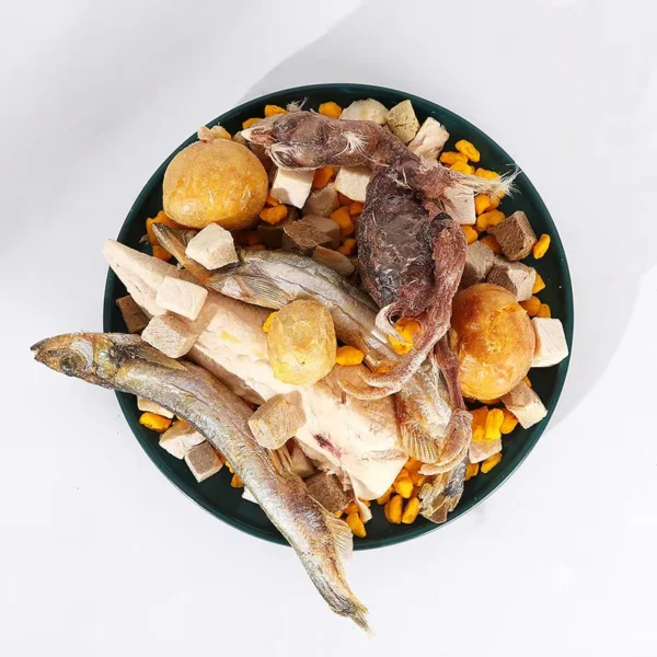 OEM-Health-and-Nutrition-100-Pure-Meat-Chicken-Duck-Freeze-Dried-Pet-Food-for-Cats-Dogs