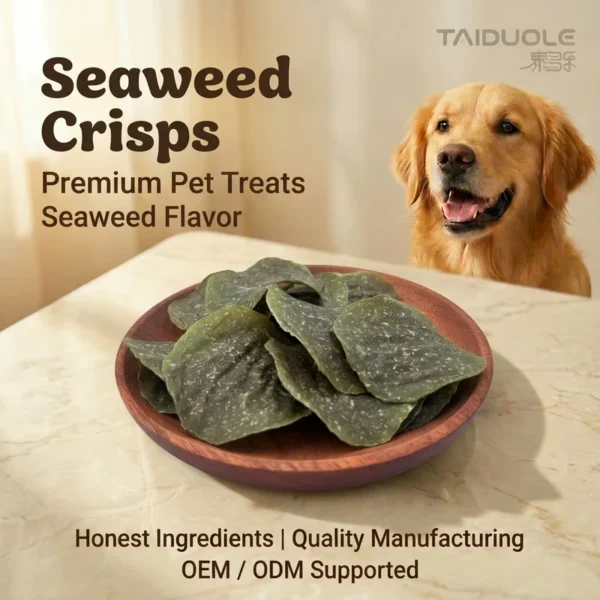OEM-Natural-Seaweed-Chicken-Crisps-Dog-Chews-Mineral-Rich-Coat-Shine-Immune-Support-Healthy-Pet-Treats