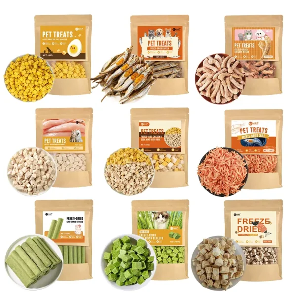OEM-ODM-Mixed-Freeze-Dried-Meat-Blend-Premium-Protein-Grain-Free-Pet-Treats-Supports-Shiny-Coat-Reward-Snacks-for-Cats-Dogs