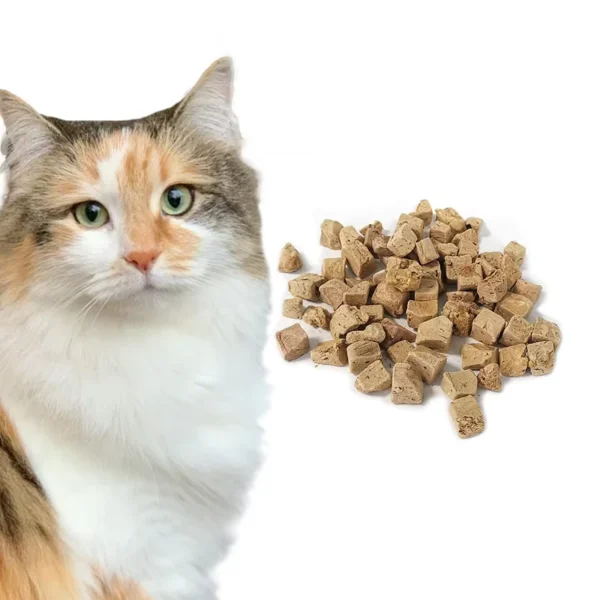 OEM-ODM-Pet-Food-Custom-Packaging-High-Protein-Low-Fat-Freeze-dried-Chicken-Liver-Dice-Cat-and-Dog-Snacks
