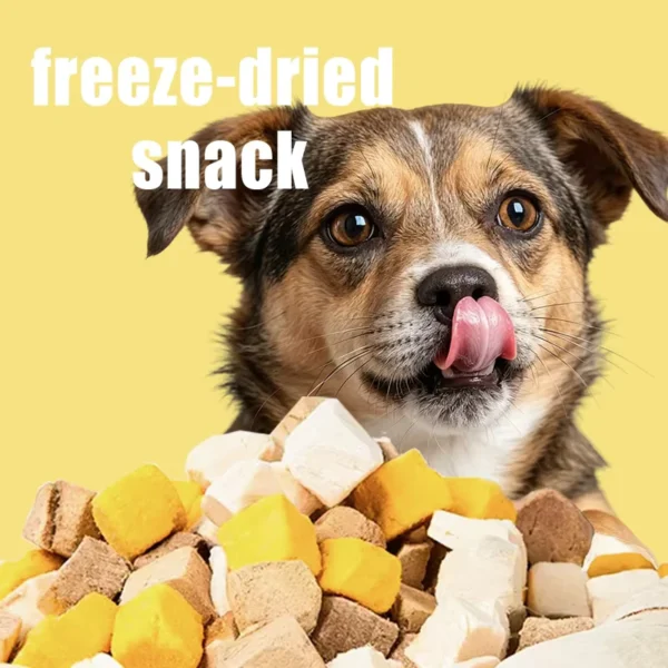 OEM-Pet-Treats-Wholesalers-Freeze-Dried-Snack-High-Quality-Duck-Meat-Natural-Diced-Chicken-High-Protein-Cat-Dog-Food