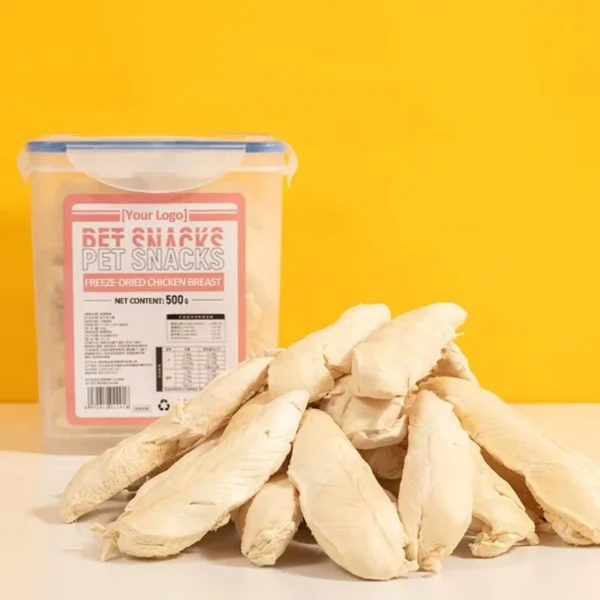 OEM-Pets-Freeze-Dried-Chicken-Breast-400g-Barrel-Fresh-Meat-Ingredients-Natural-Pet-Freeze-Dried-Cat-Dog-Snacks-Food