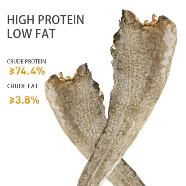 Organic-Air-Dried-Cod-Skin-Innovative-Pet-Food-for-Grinding-and-Cleaning-Teeth-Food-Safe