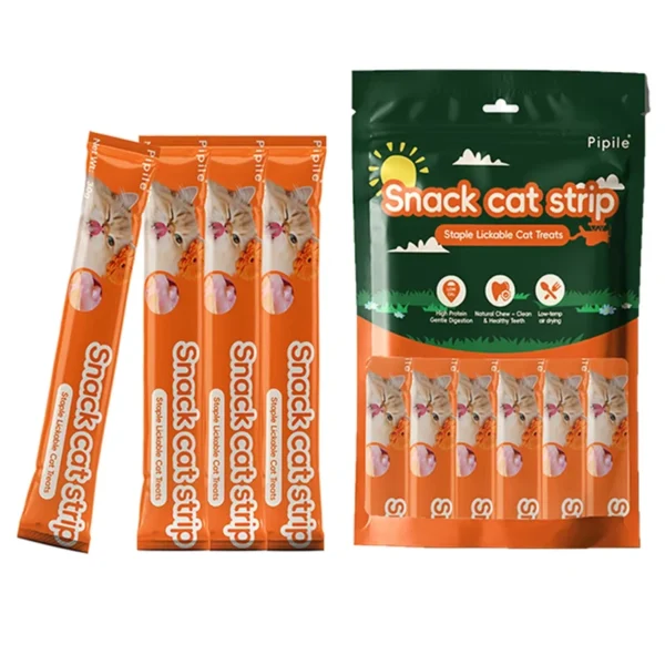 Organic-Cat-Treats-OEM-ODM-High-Protein-Lickable-Creamy-Snacks-Salmon-Tuna-Chicken-Cod