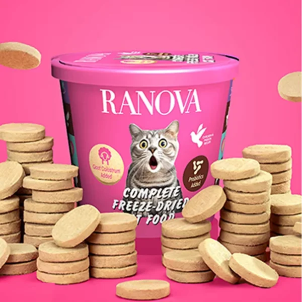 Organic-Freeze-Dried-Cat-Snack-High-Palatability-Chicken-and-Pigeon-Flavor-Healthy