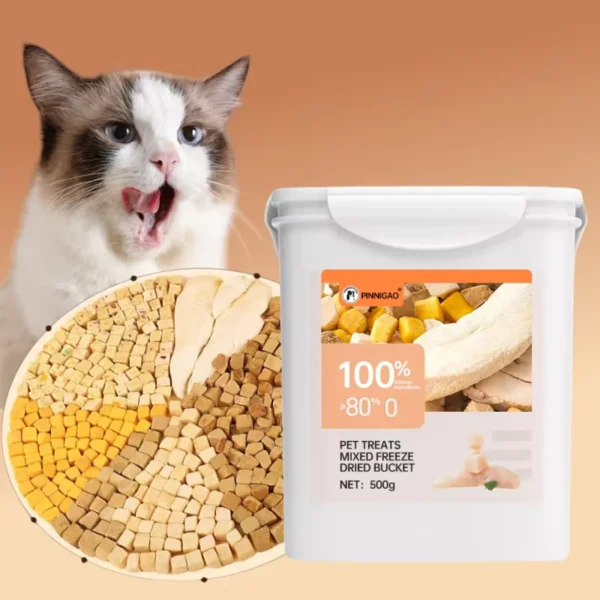 Organic-Freeze-Dried-Chicken-Hearts-Snacks-for-Cats-and-Dogs-Daily-Training-Pet-Treats-Meat-Based-Food-Safe