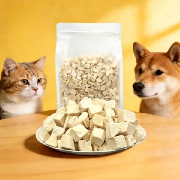 Organic-Freeze-Dried-Chicken-High-Protein-Natural-Dog-Treats-Cat-Snack-Nutrition-Private-Label-Meat-Based-Pet