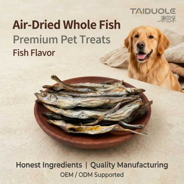Organic-Freeze-Dried-Fish-Dog-Cat-Treats-High-Protein-OEM-Factory