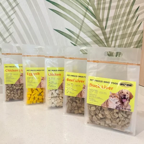 Pet-Food-Freeze-dried-Chicken-Cubes-Freeze-Drying-Cat-Snack-Freeze-Dried-100g