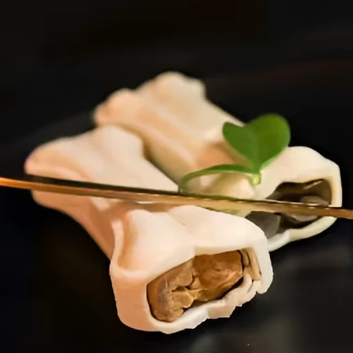 Pet-Rawhide-Product-Snacks-Natural-High-Quality-Durable-Pressed-Bone-With-Meat-Teeth-Cleaning-Nutrient-Rich-Multi-Size-CH-025