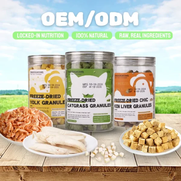 Pet-Snack-Main-Food-Freeze-dried-100-Pure-Meat-Raw-cut-Series-Customizable-Packaging-Available