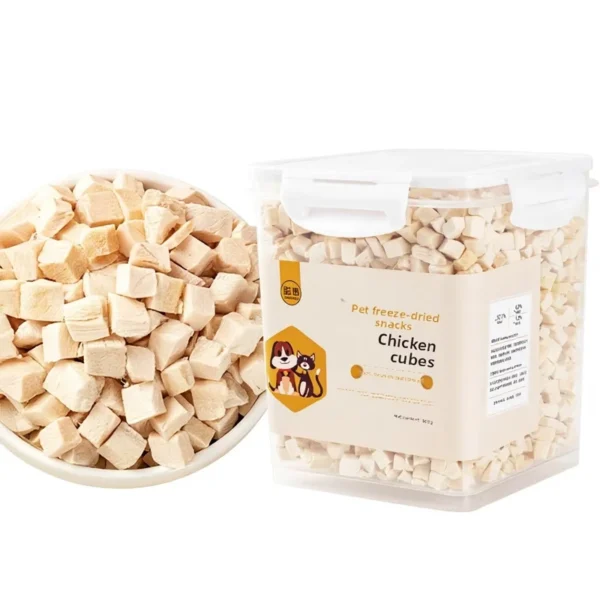 Pet-Treats-Freeze-Dried-Mixed-Barrel-Chicken-Spring-Fish-Egg-Yolk-Grains-Cats-Dogs-All-Stages