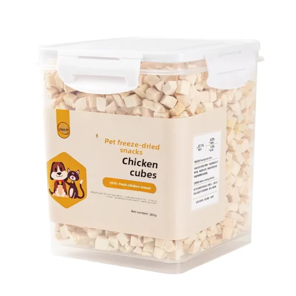 Pet-Treats-Freeze-dried-Mixed-Barrel-Chicken-Grains-Spring-Fish-Egg-Yolk-cat-Dog-General-Staple-Food-All-Life-Stages-Mixed-Grain