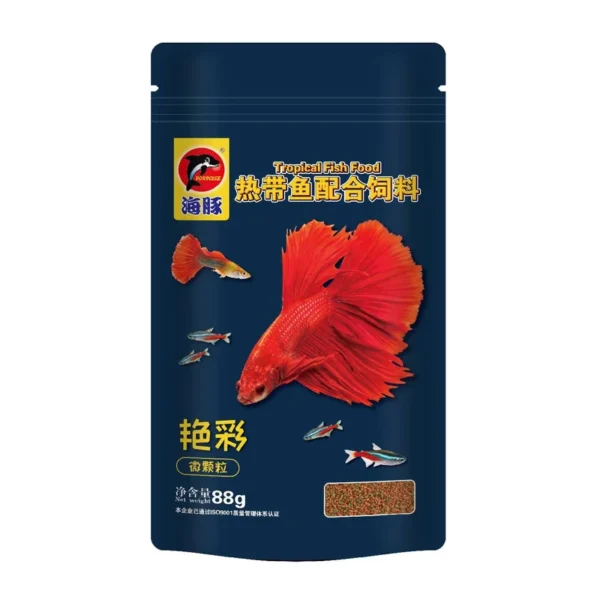 Pet-for-Aquarium-Fish-Food-88g-Tropical-Fish-Pellet-Color-Enhancing-Food