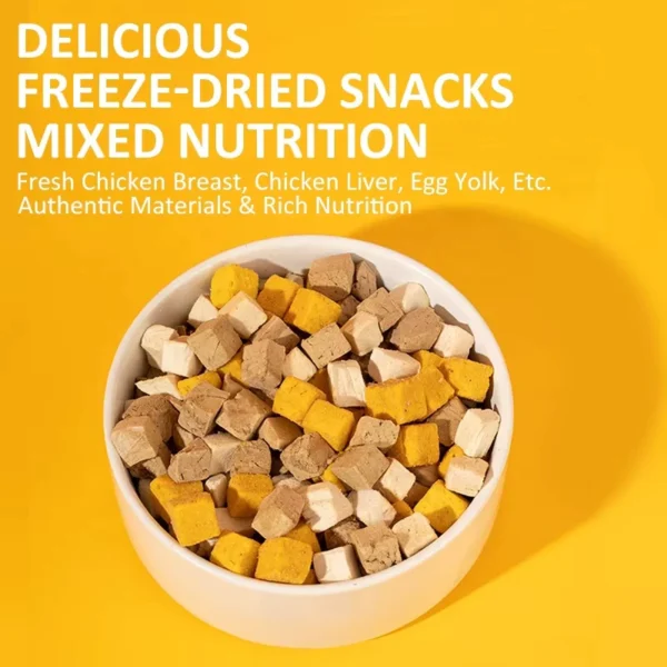 Pets-Freeze-Dried-Treats-2-Flavors-500g-Barrel-OEM-Fresh-Meat-Ingredients-Natural-Pet-Freeze-Dried-Cat-Dog-Snacks-Food