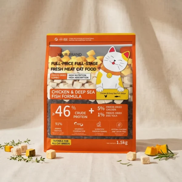 Premium-Grain-Free-Adult-Cat-Food-Tuna-Salmon-Recipe-Complete-Nutrition-All-Adult-Cats