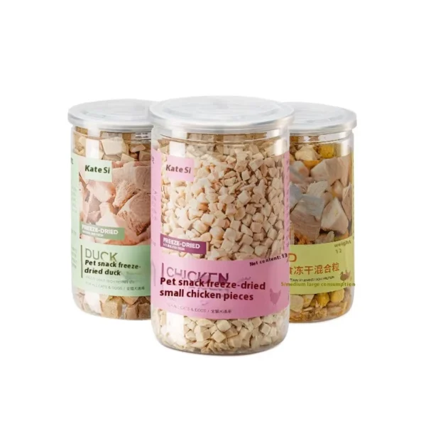 Small-Canned-Freeze-Dried-Pet-Treats-Chicken-Duck-Beef-Tuna-Cod-Quail-Egg-Yolk-Pieces-for-Cats-and-Dogs